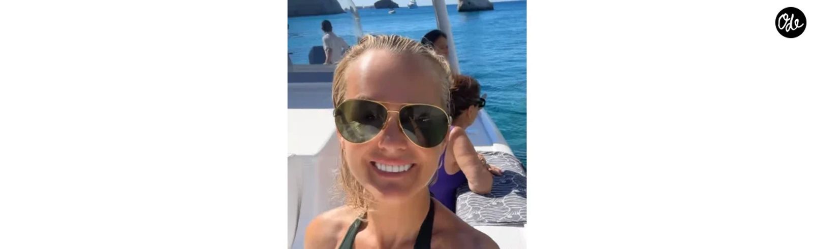 Laeticia Hallyday s'offre une parenthèse de rêve sur l'une des plus belles îles de Grèce, un décor de carte postale - Ode (Purepeople)
