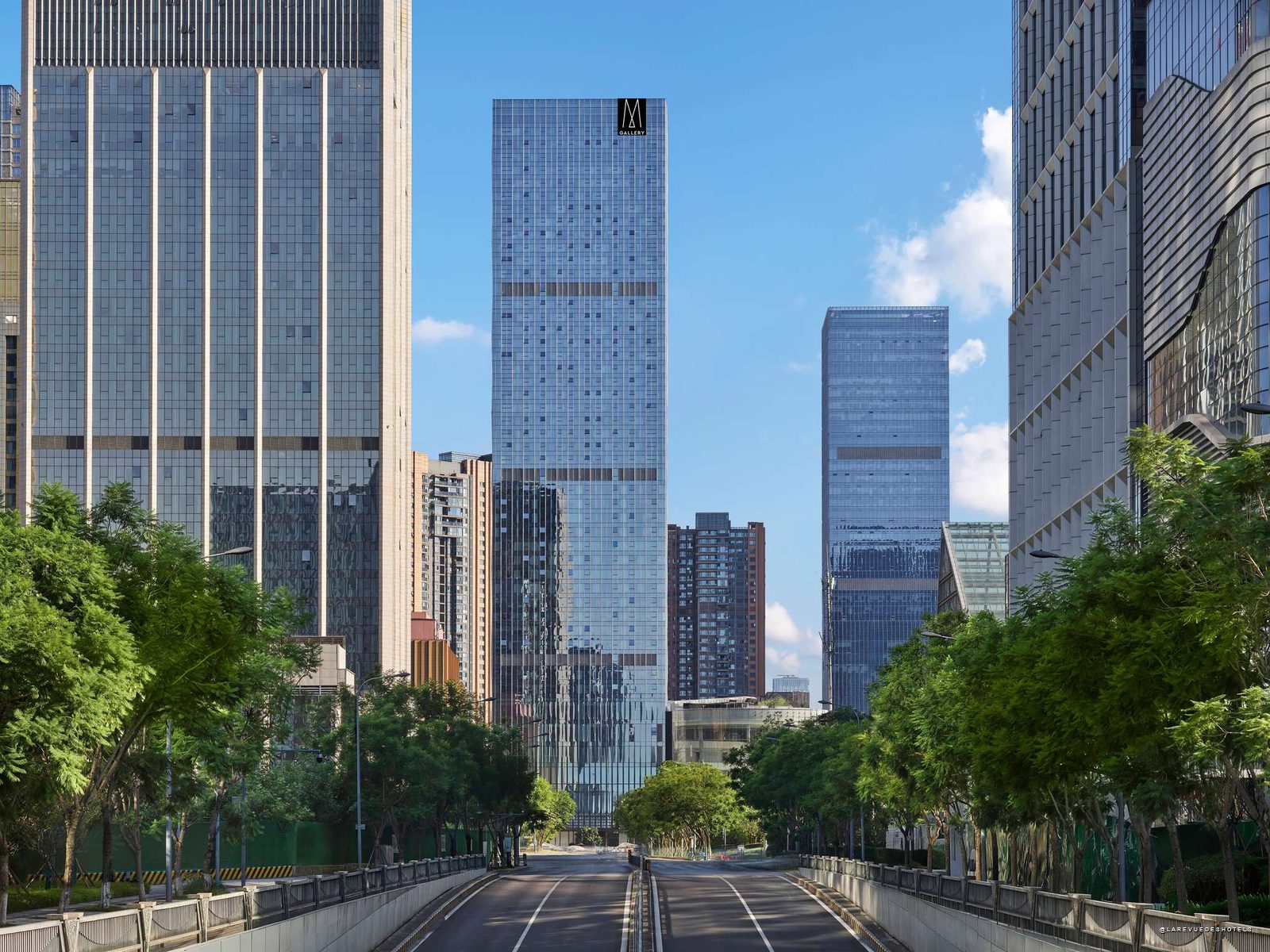 The Chengdu financial district and its towers, home to the Financial City · MGallery Collection