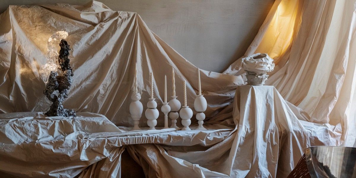 Suite of the Hotel Warszawa transformed into a contemporary art gallery during the Art Fair 2026
