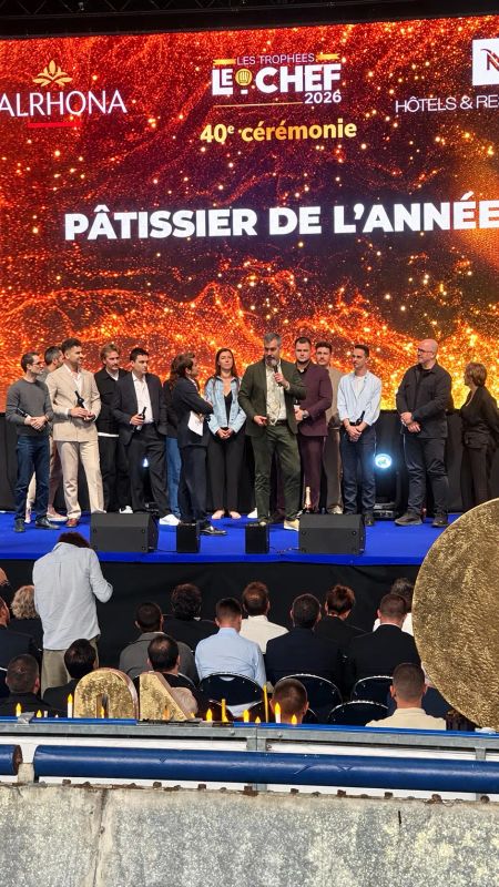 Michael ARNOULT sacré Chef de l’Année® lors des 40 ANS DES TROPHÉES LE CHEF