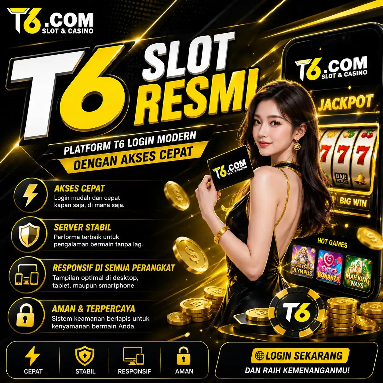 T6 Slot Resmi | Platform T6 Login Modern dengan Akses Cepat