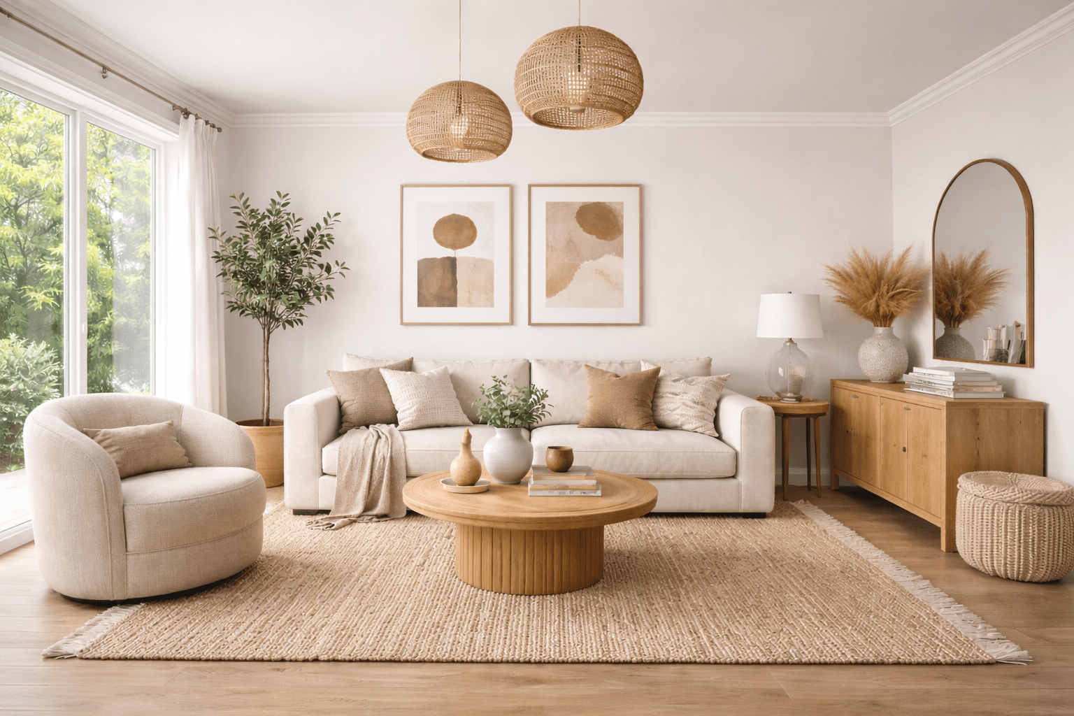 Salon après transformation