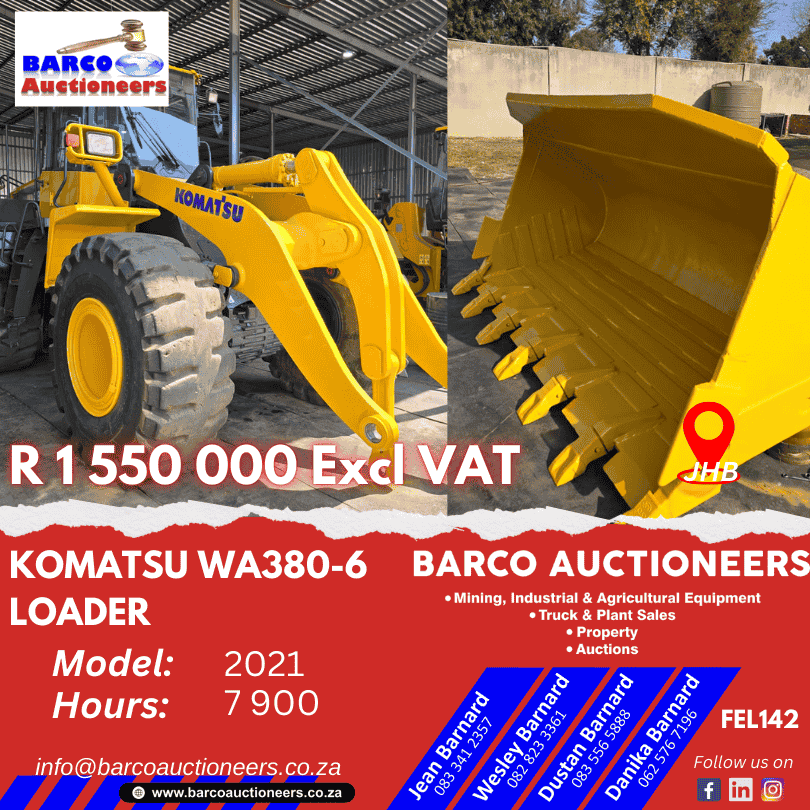 FEL142_Komatsu WA380-6 Loader 2021 model