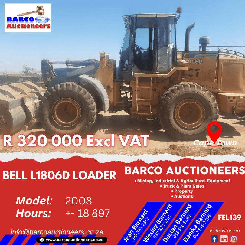 FEL139_Bell L1806D Loader 2008 model