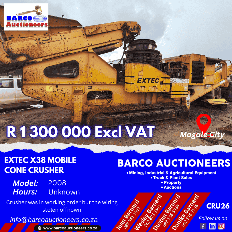 CRU26_Extec X38 Mobile Cone Crusher 2008 model