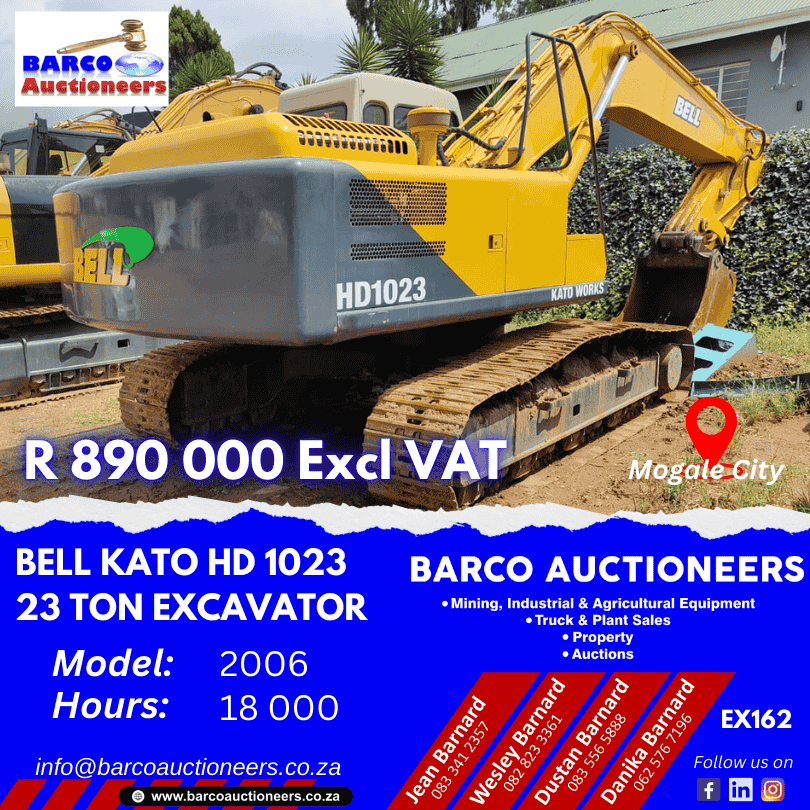 EX162_Bell Kato HD 1023 Excavator 2006 model
