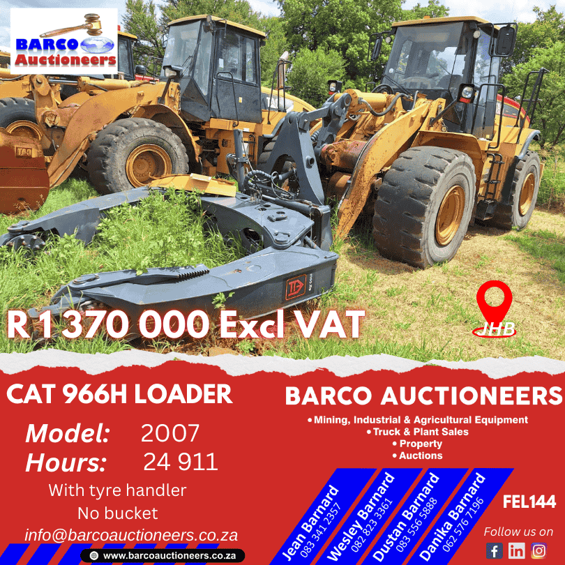 FEL144_Cat 966H Loader 2007 model