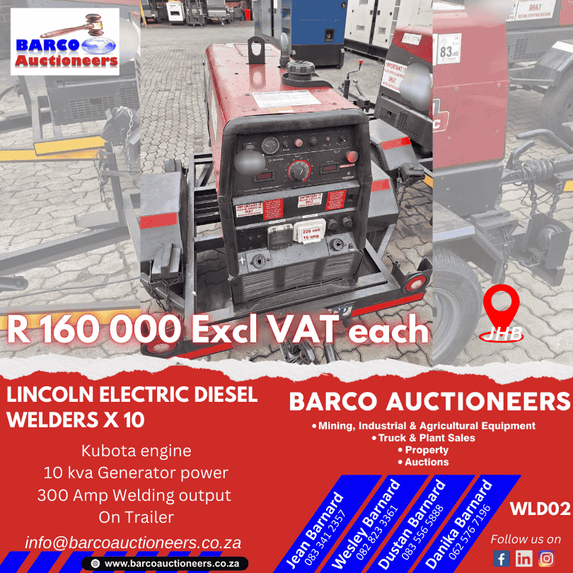 WLD02_Lincoln Electric Diesel Welders x 10