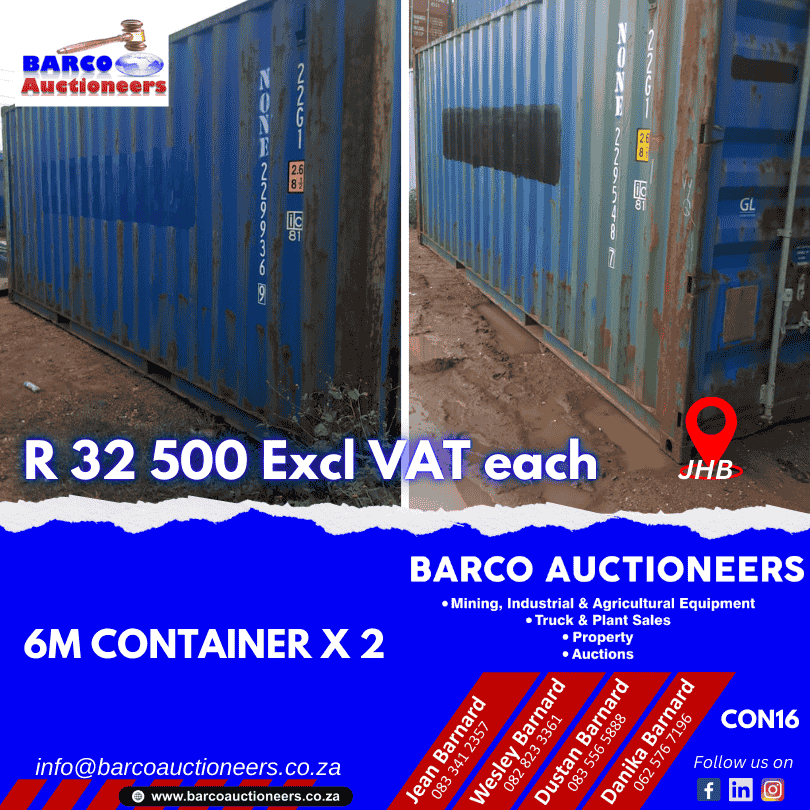 CON16_6M Container x 2