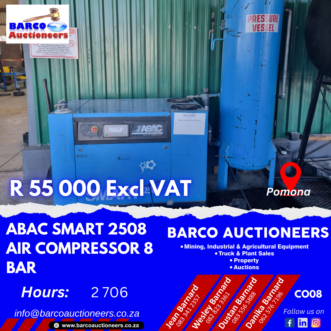 CO08_ABAC Smart 2508 Air Compressor 8 Bar