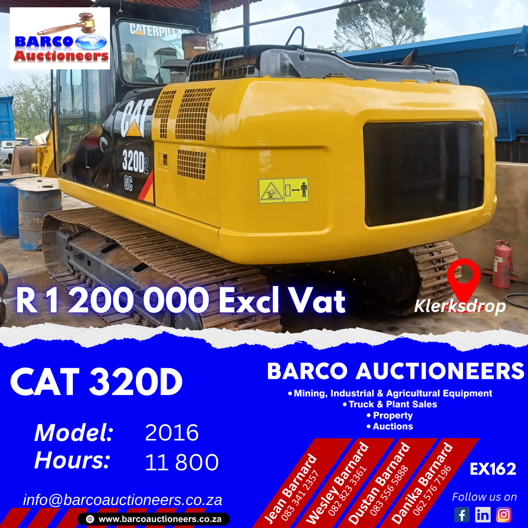 EX162_Cat 320D_model 2016