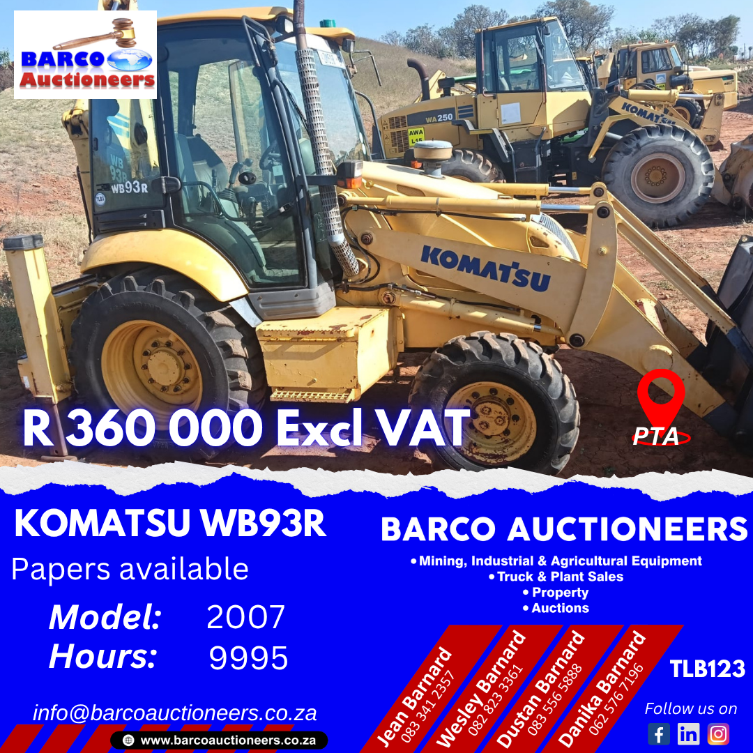 TLB123_Komatsu WB93R 2007 model