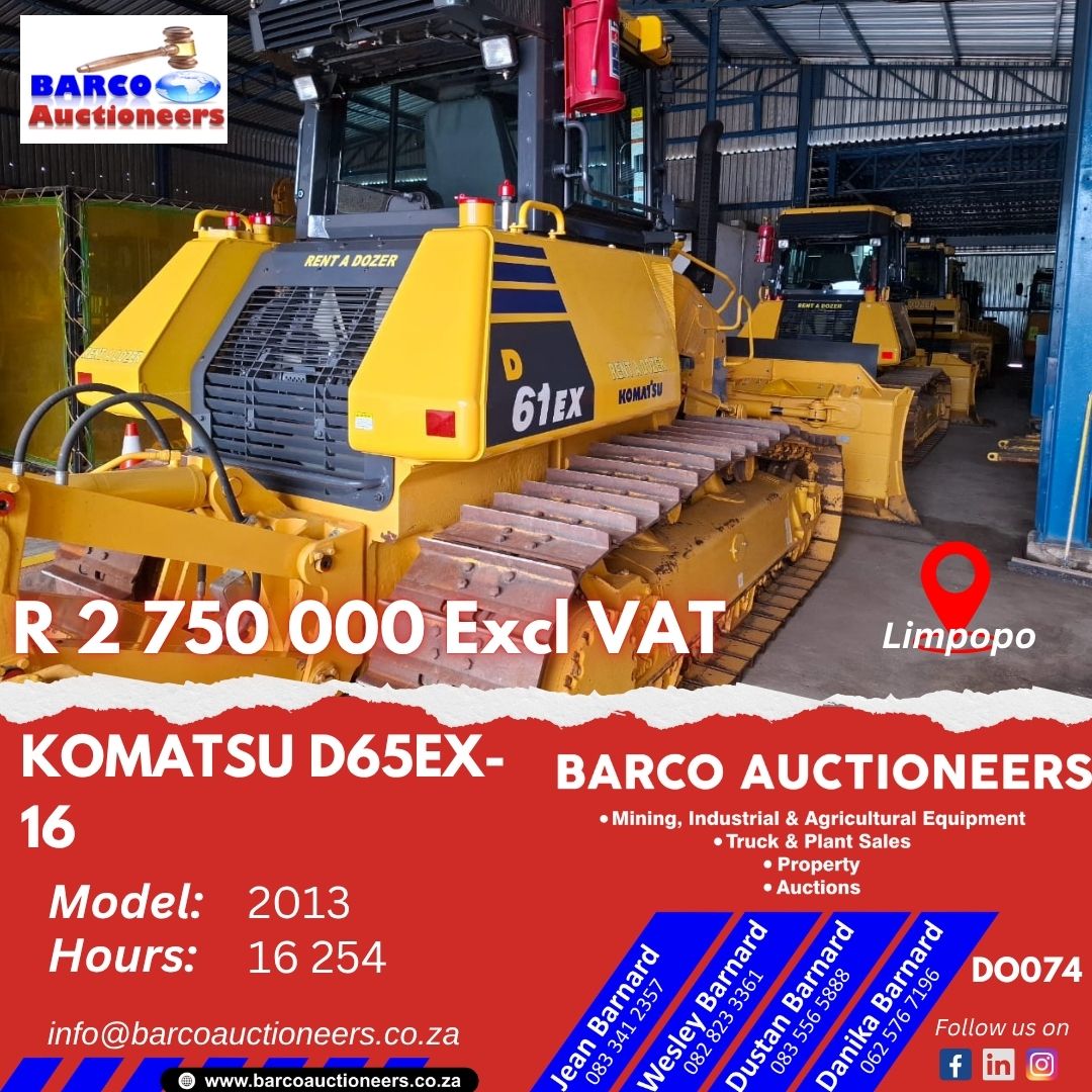 DO074_Komatsu D65EX-16 2013 model