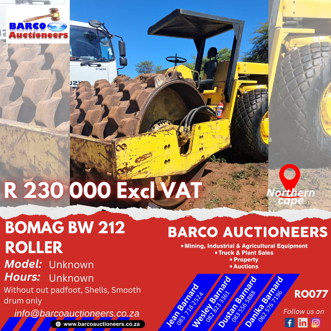 RO077_Bomag BW 212 Roller Year unknown