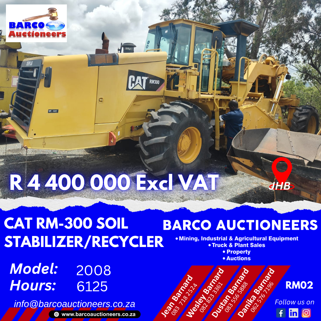 RM02_Cat RM-300 Soil stabilizer/recycler 2008 model