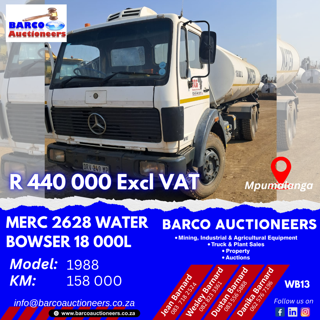 WB13_Merc 2628 water bowser 1988 model 