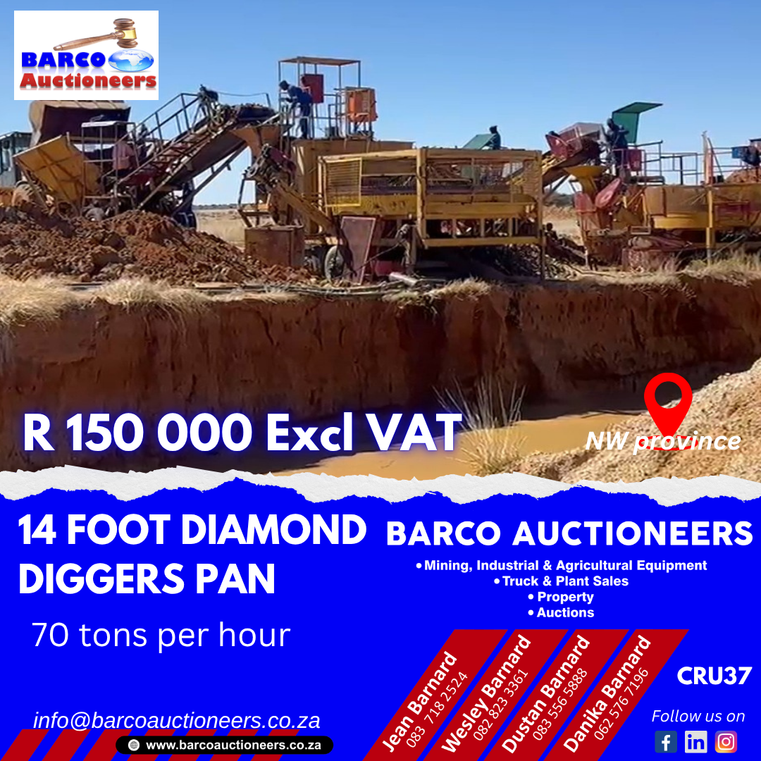 CRU37_14 foot diamond Diggers pan