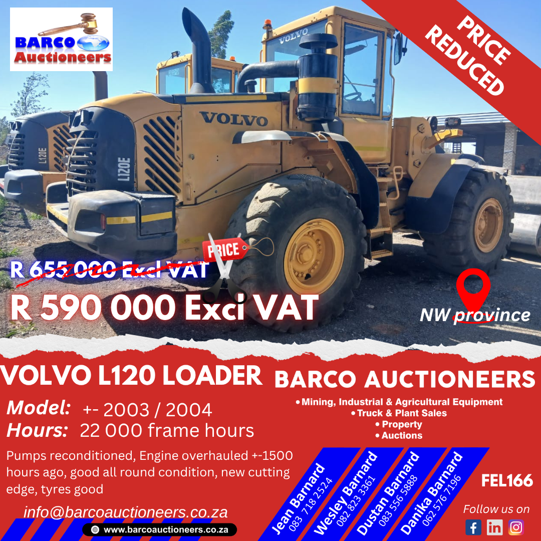 FEL166_Volvo L120 Loader 2004 model