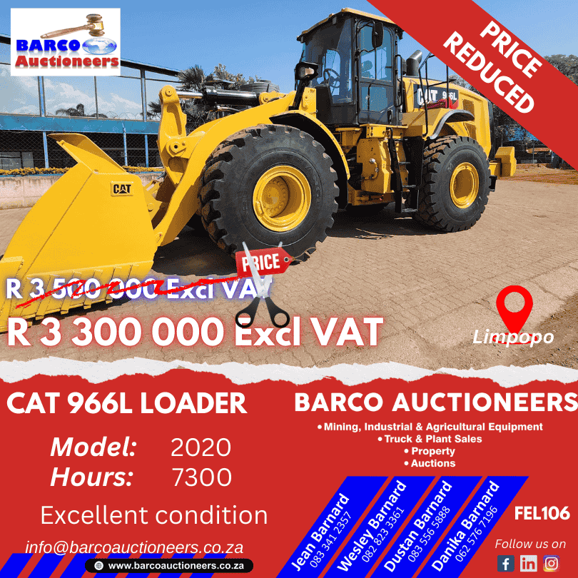 FEL106_CAT 966L Loader 2020 model