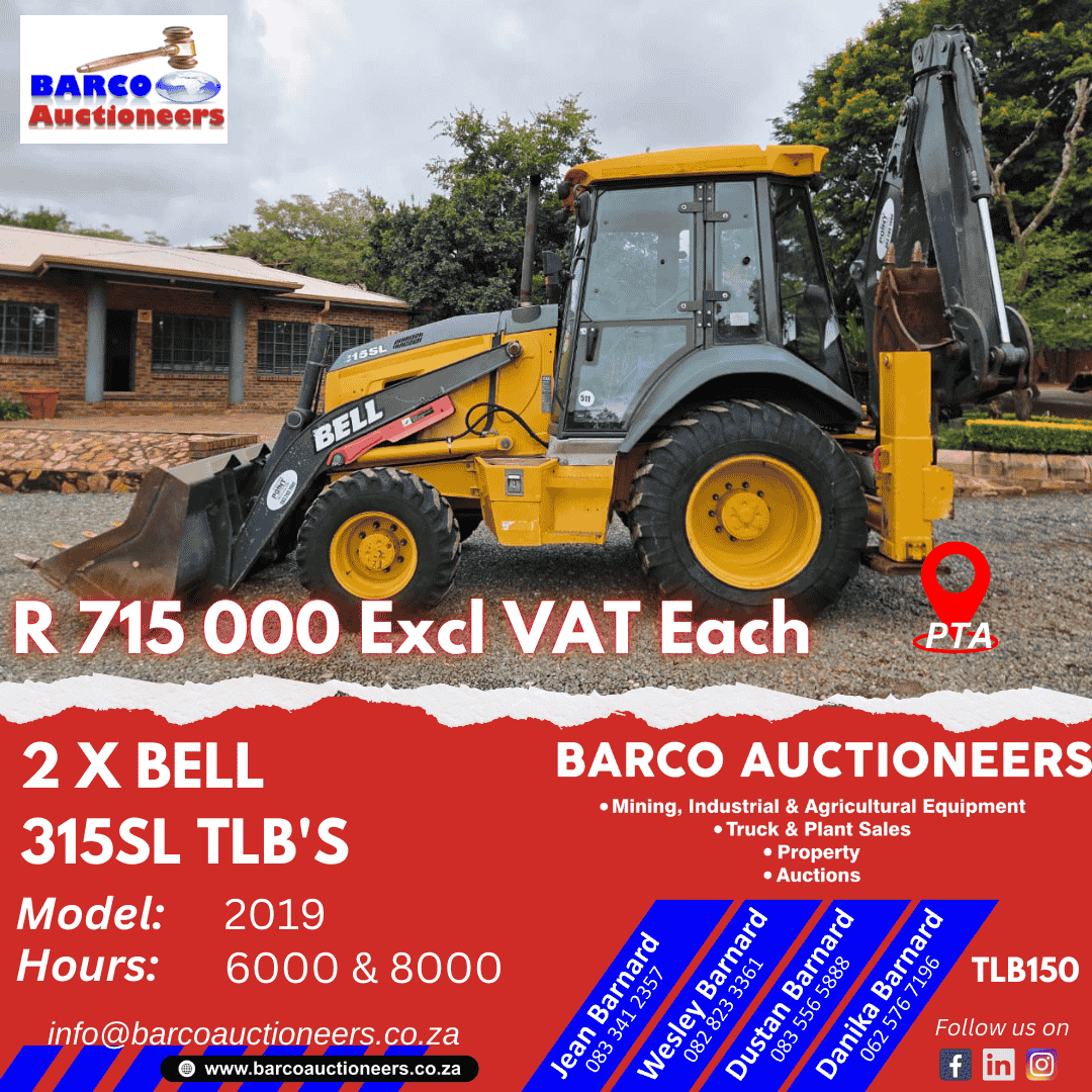 TLB150 2 x Bell 315SL TLB's