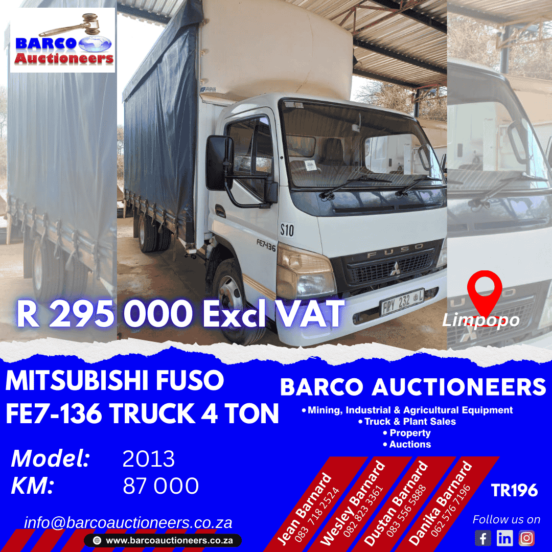 TR196 Mitsubishi fuso FE7-136 Truck