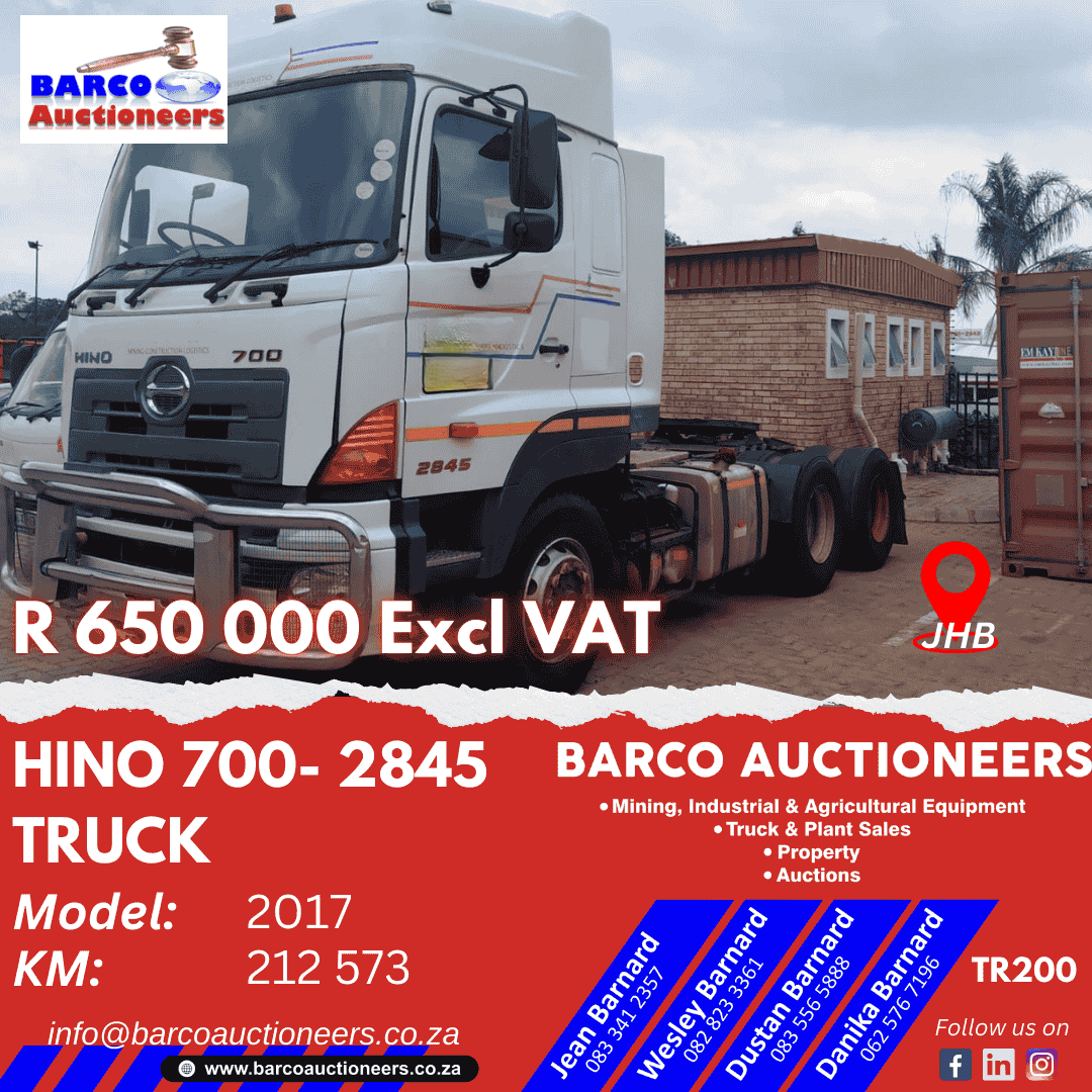 TR200 Hino 700- 2845 Truck
