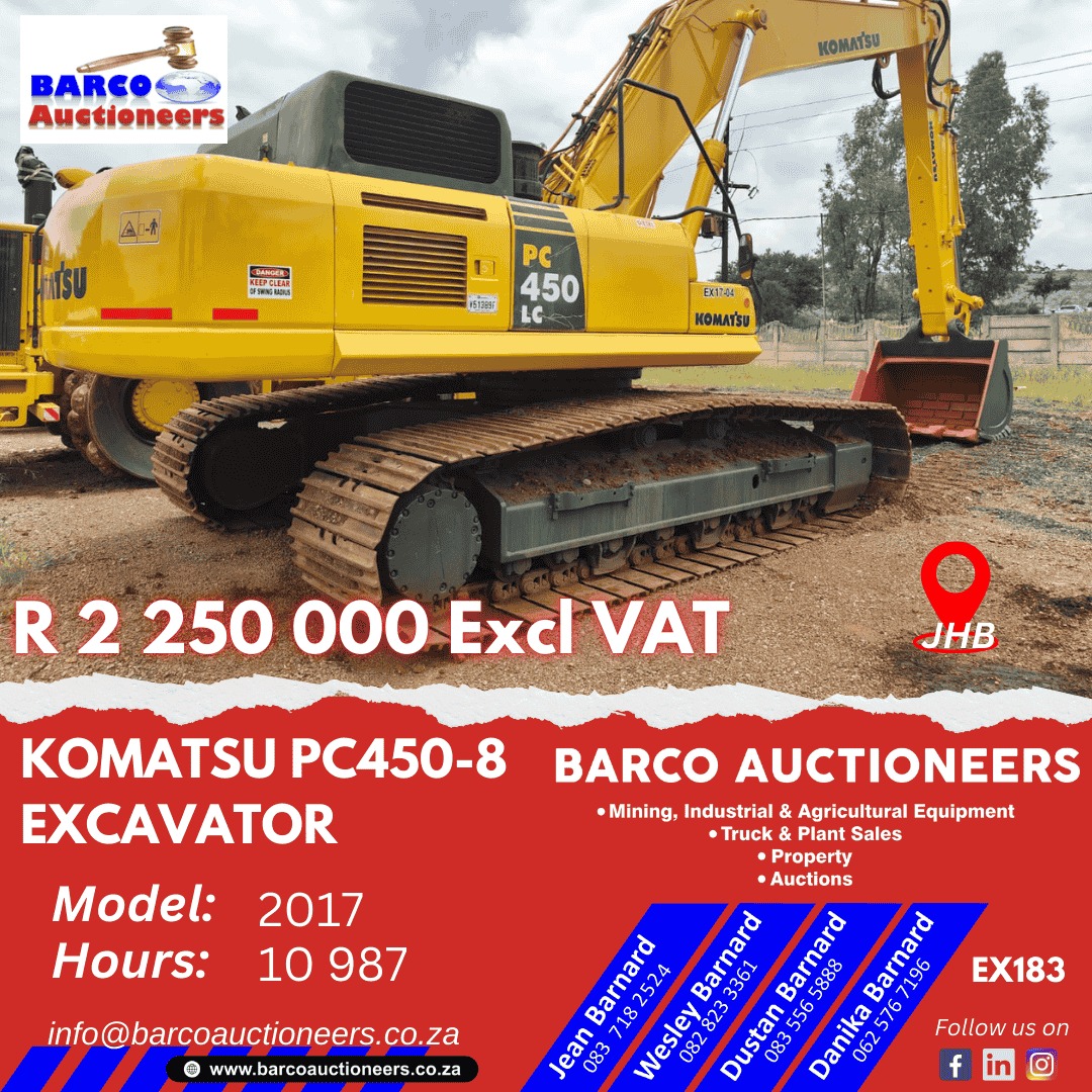 EX183 Komatsu PC450-8 Excavator