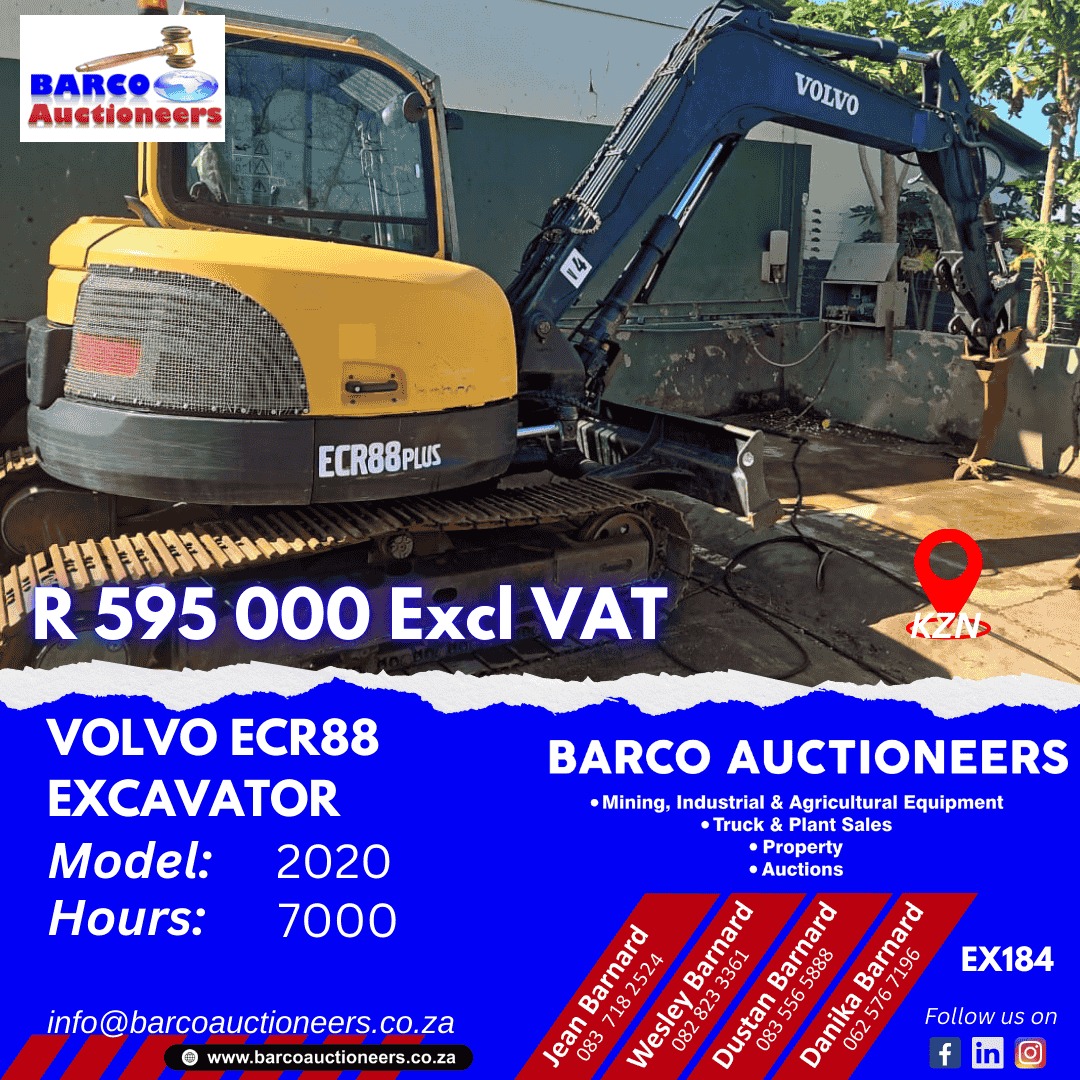 EX184 Volvo ECR88 Excavator