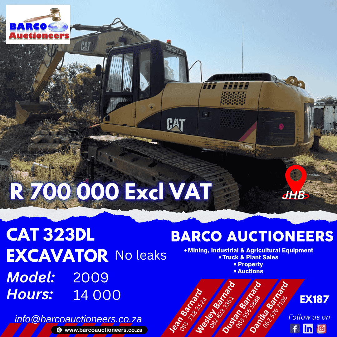 EX187 Cat 323DL Excavator