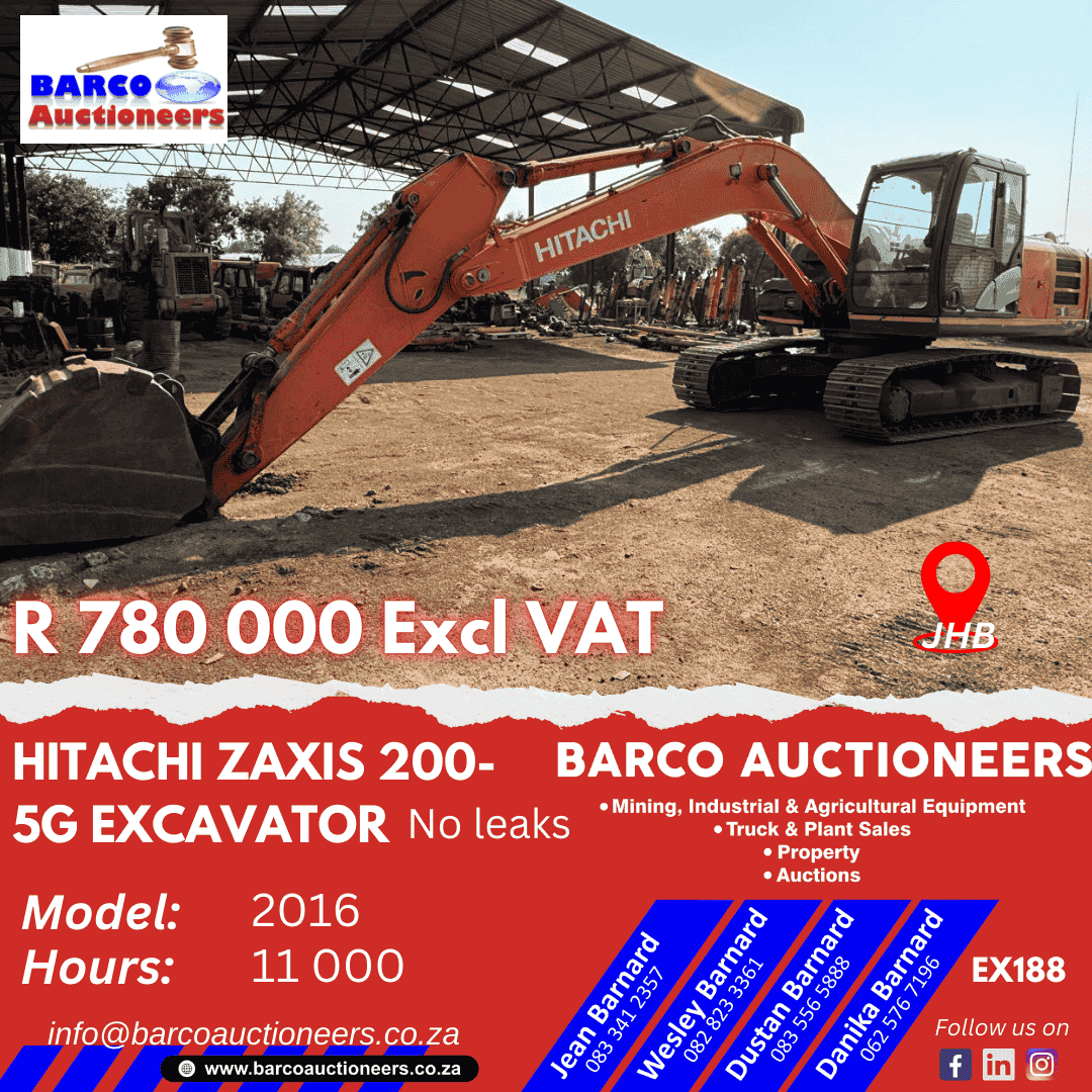 EX188 Hitachi zaxis 200-5G Excavator