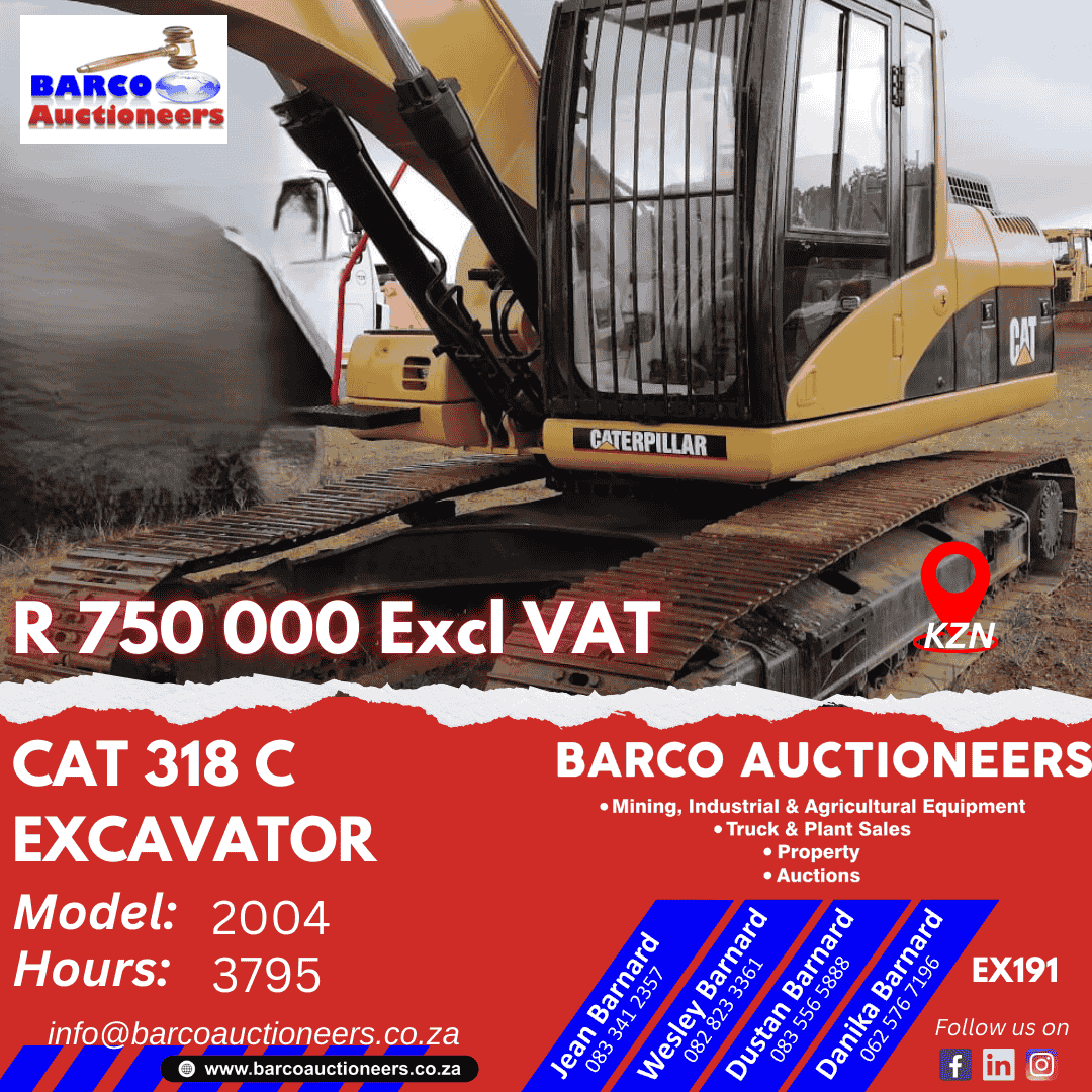 EX191 Cat 318 C Excavator