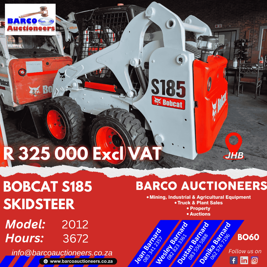 BO60 Bobcat S185 Skidsteer