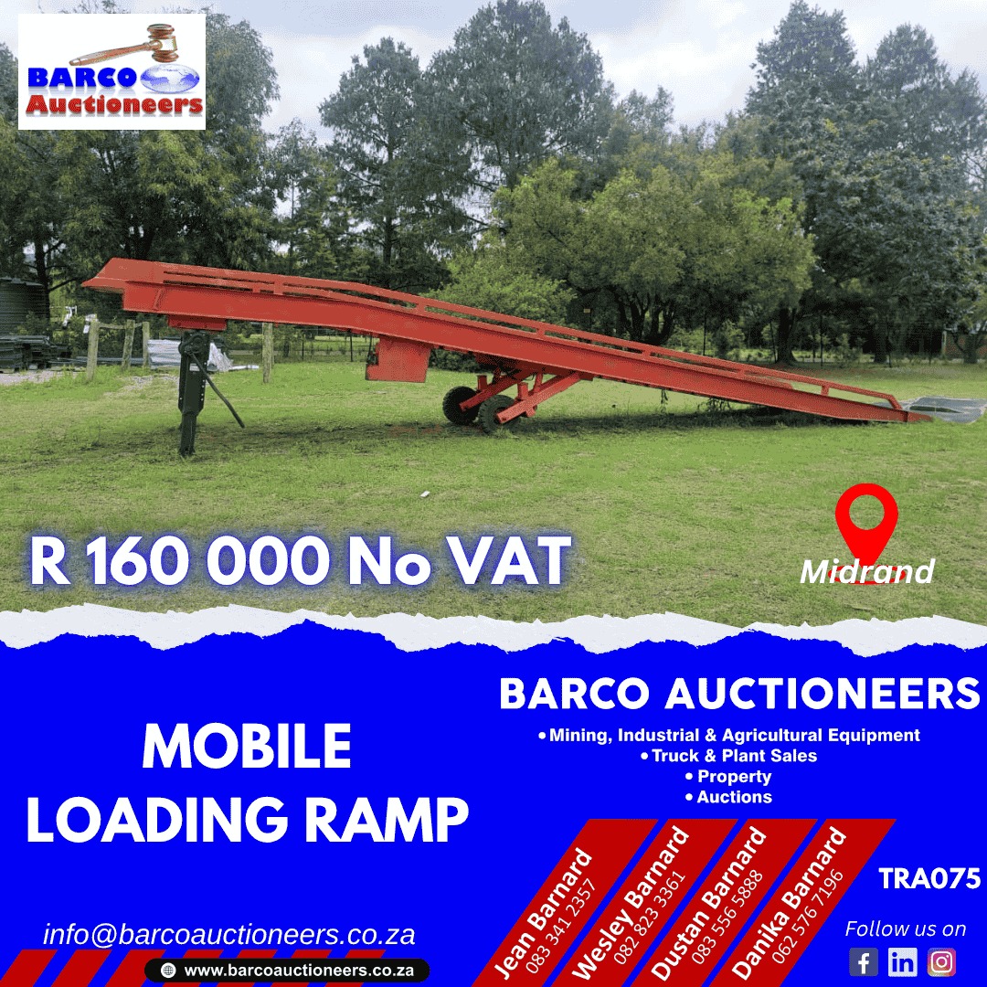 TRA075	 Mobile loading ramp	