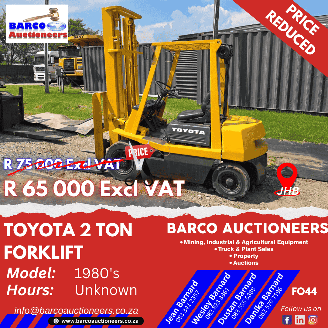 FO44 Toyota 2 ton Forklift