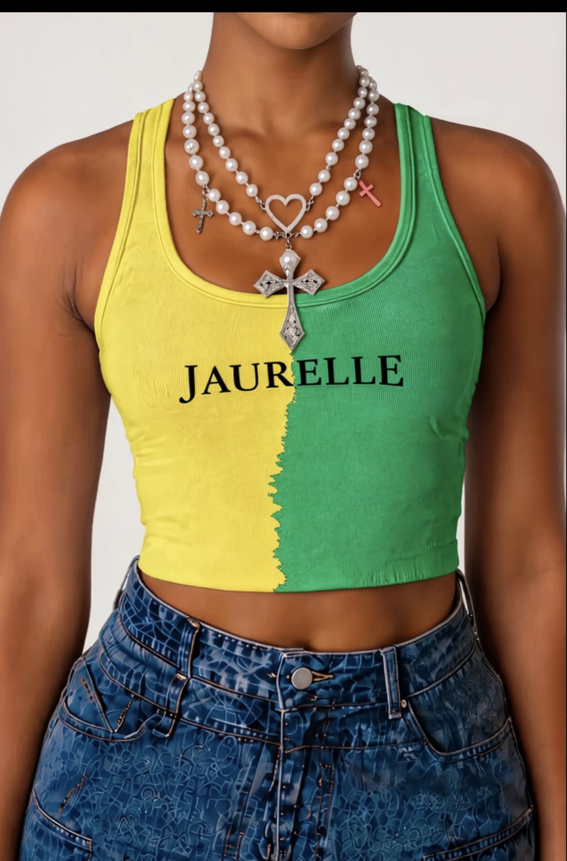 Jaurelle Two-toned Singlet