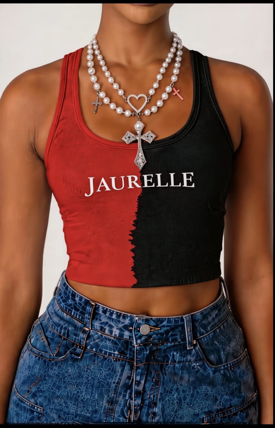 Jaurelle Two-toned Singlet - View 2