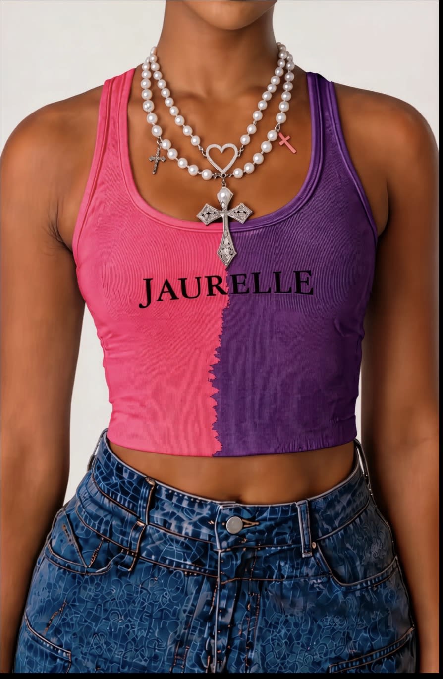 Jaurelle Two-toned Singlet - View 3