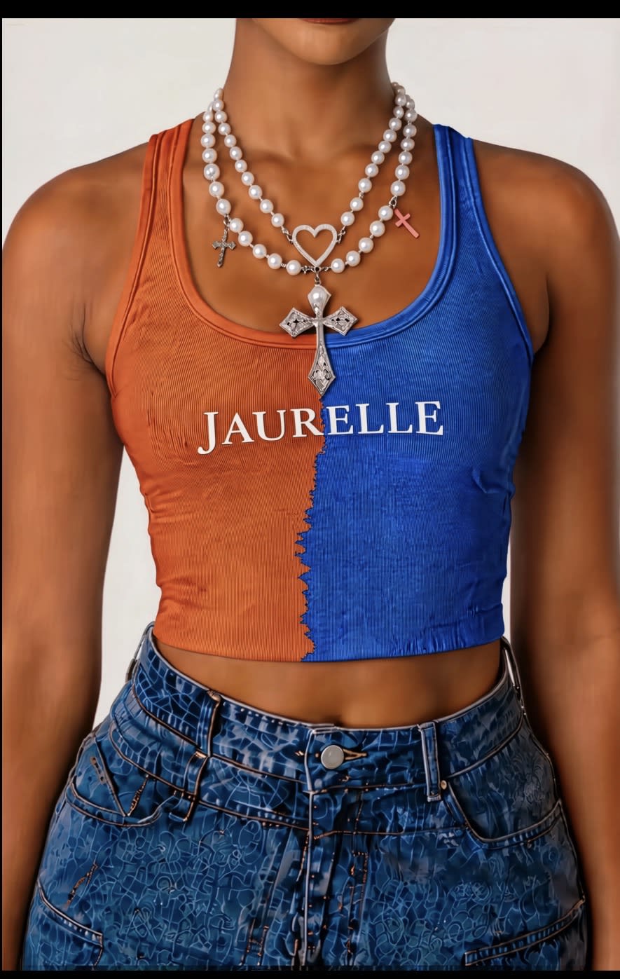 Jaurelle Two-toned Singlet - View 4