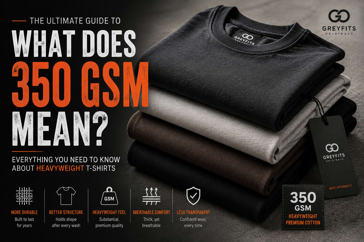 What Does 350 GSM Mean? The Ultimate Guide to Heavyweight T-Shirts
