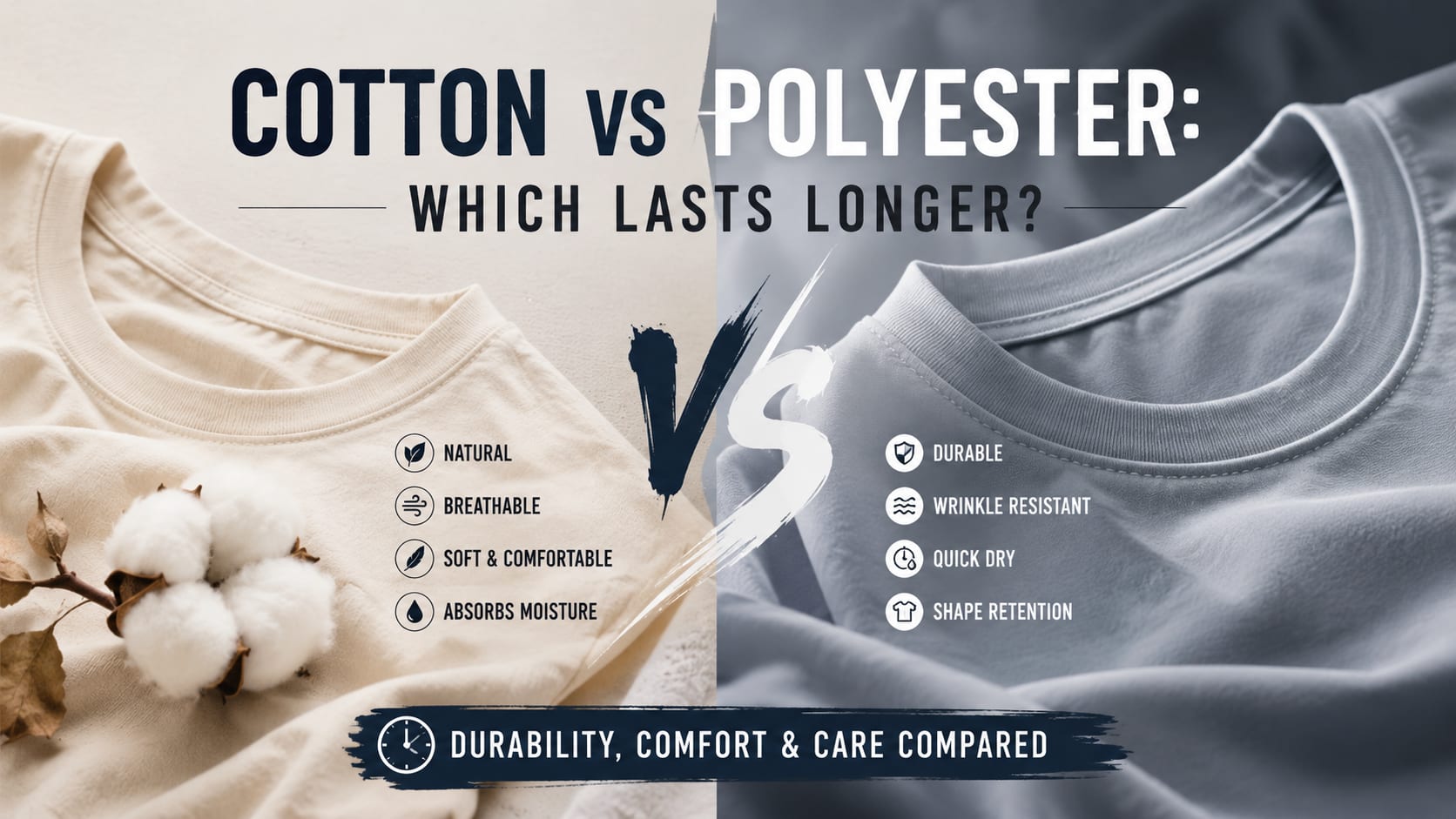 Cotton vs Polyester: Which Lasts Longer?