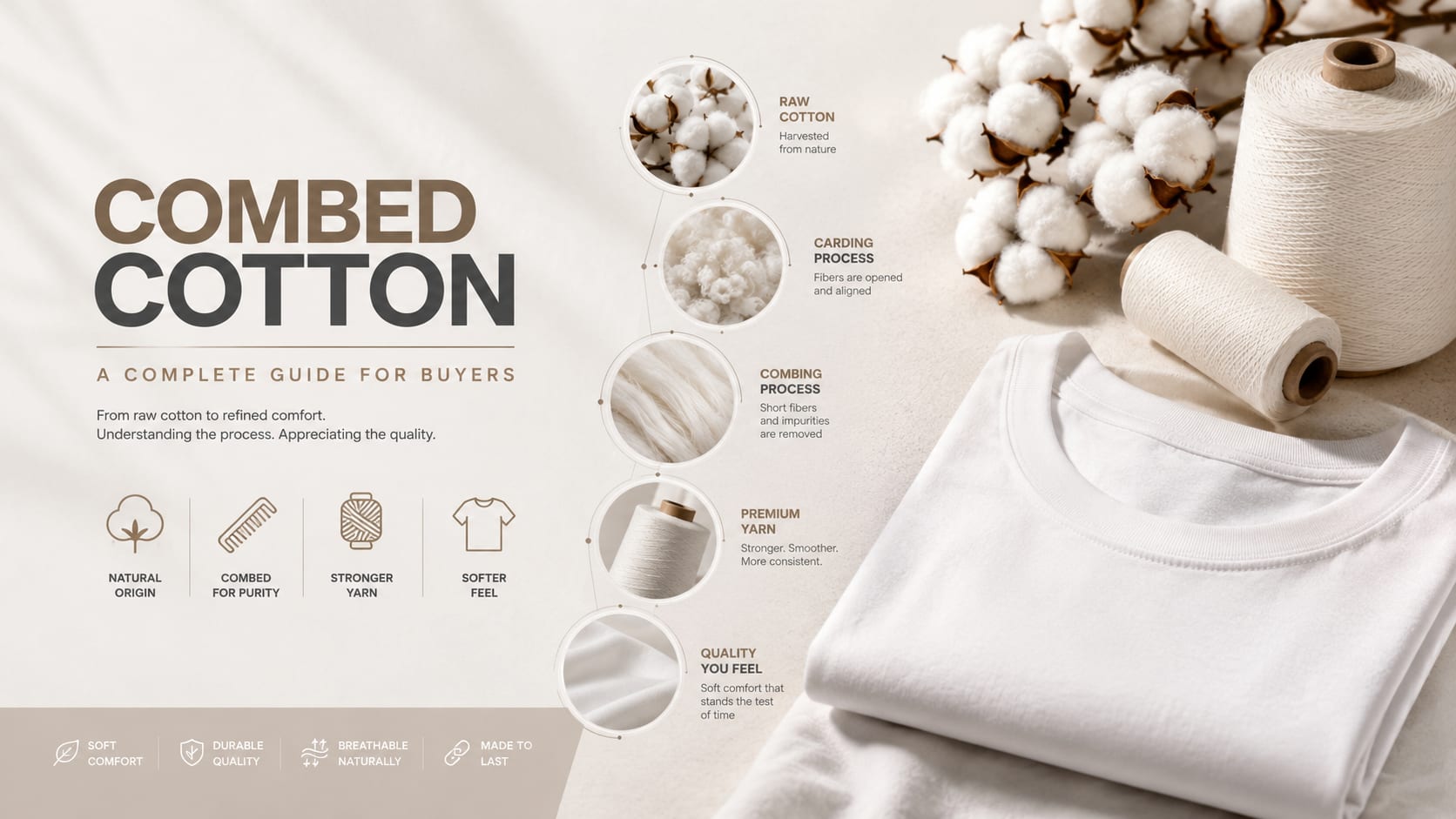 What Is Combed Cotton? A Complete Guide for Buyers