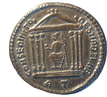 reverse of Maxentius RIC VI 163