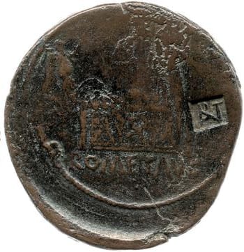 reverse of Augustus RIC I² 247