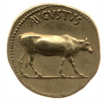 reverse of Augustus RIC I² 537