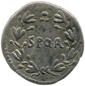 reverse of Hadrian RIC II 3152
