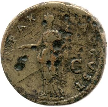 reverse of Vespasian RIC II 651