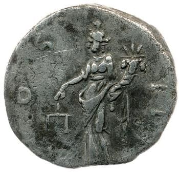 reverse of Hadrian RIC II 2986