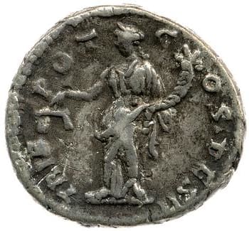 reverse of Hadrian RIC II 2763