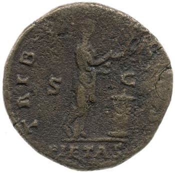 reverse of Hadrian RIC II 2750