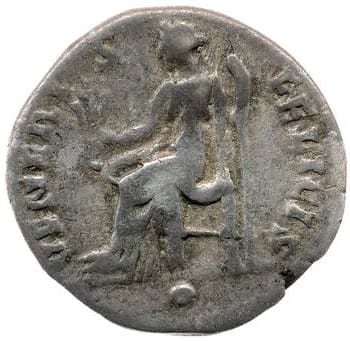 reverse of Hadrian RIC II 2369